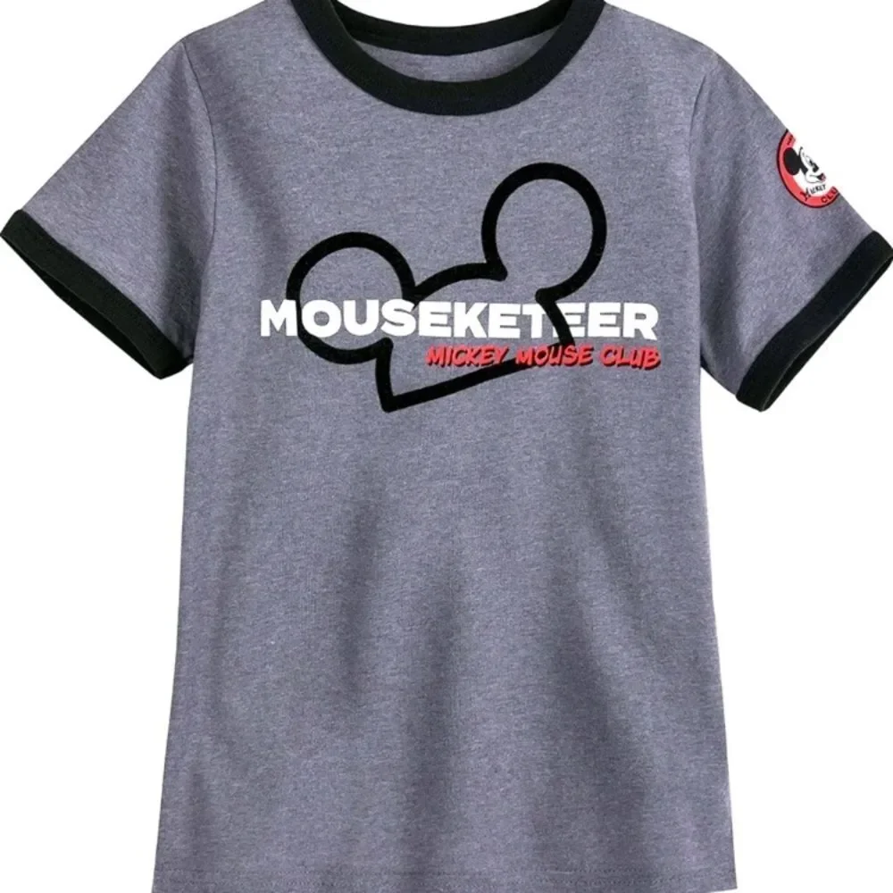 MOUSKETEER Vintage Ringer Tee Size 2X - Picture 2 of 2
